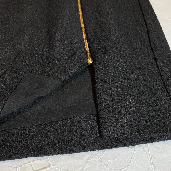 Banana Republic Wool Pencil Skirt Size 6 Black. - Picture 3 of 4